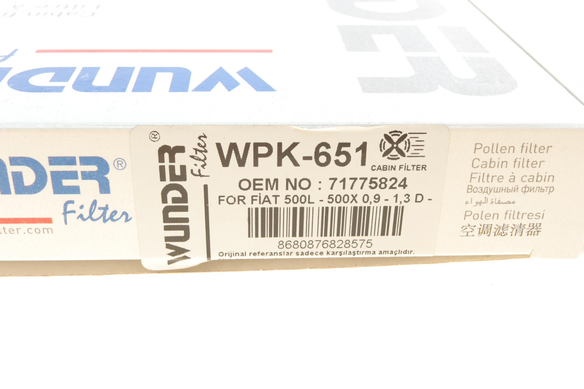 WPK651 WUNDER FILTER